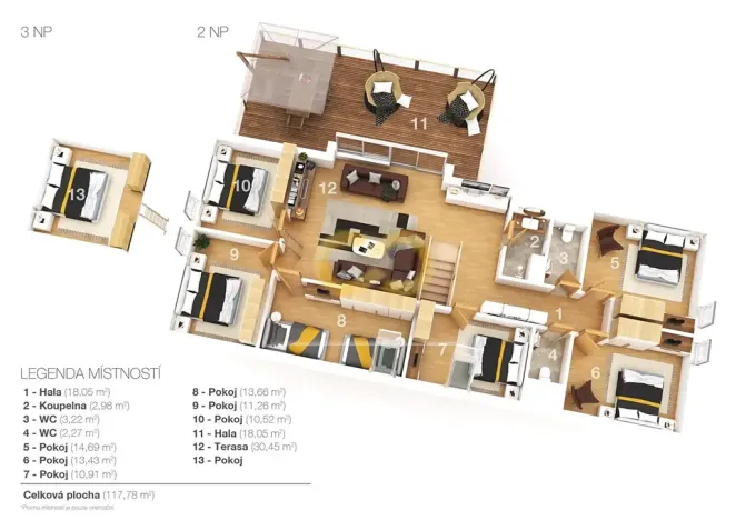Prodej rodinného domu, Uzeničky, 590 m2