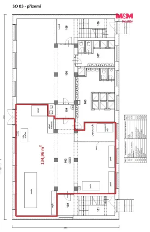 Pronájem výrobních prostor, Červený Kostelec, 134 m2