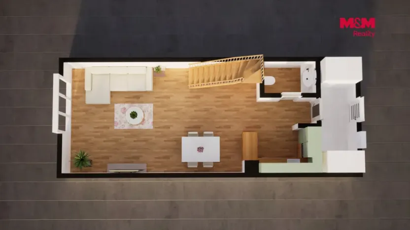 Prodej rodinného domu, Horoměřice, Bicanova, 85 m2