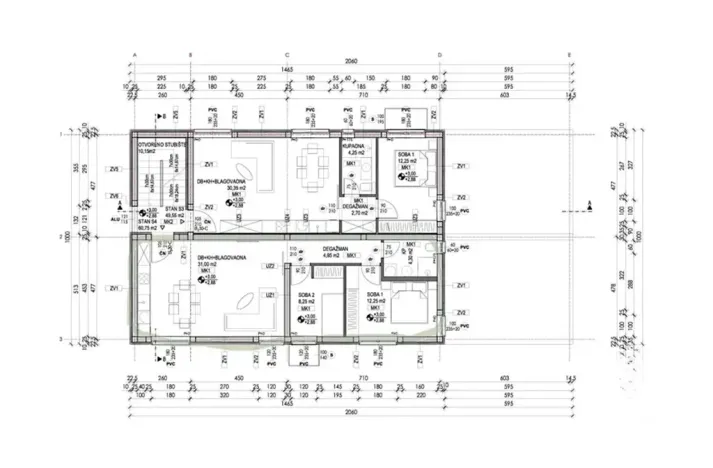 Prodej bytu 2+kk, Vrsi, Chorvatsko, Put Konobina, 65 m2