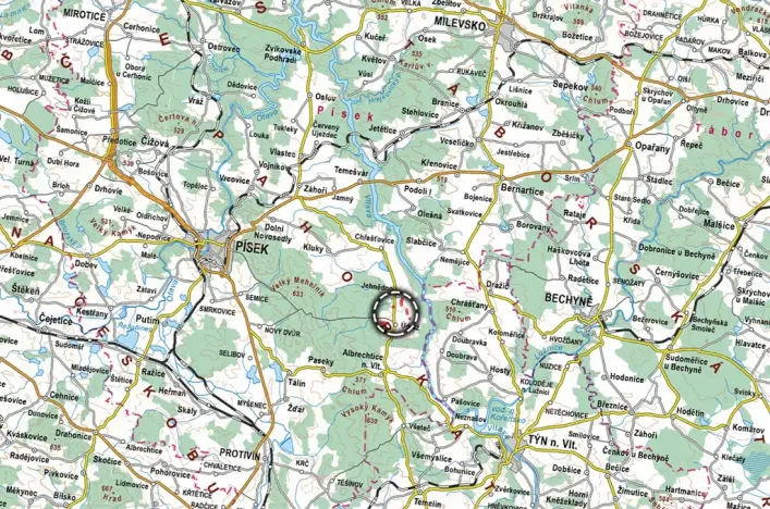 Prodej pole, Albrechtice nad Vltavou, 52280 m2
