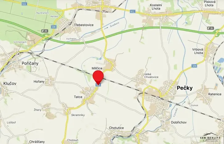 Prodej pozemku pro bydlení, Tatce, Na Stachově, 800 m2