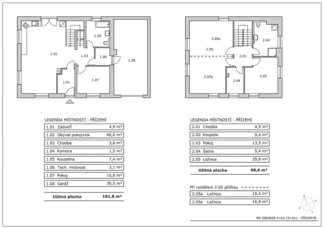 Prodej rodinného domu, Oborná, 170 m2