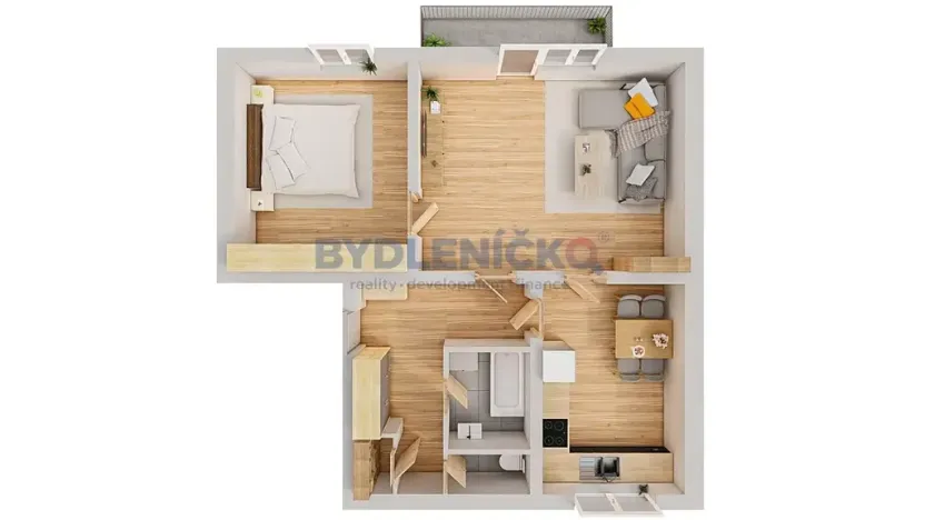 Prodej bytu 2+1, České Budějovice, Nerudova, 74 m2