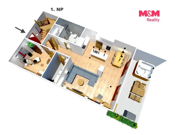 Prodej bytu 4+kk, Úvaly, Smrková, 142 m2
