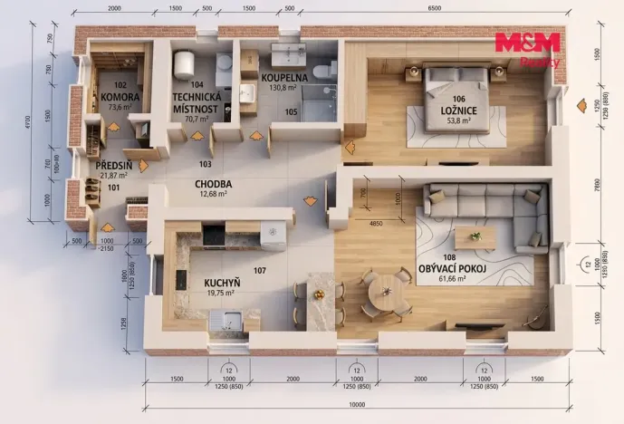 Prodej rodinného domu, Bílý Potok, 80 m2
