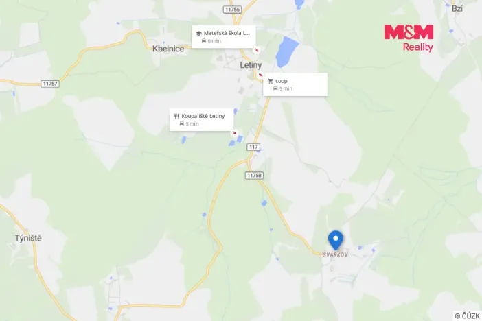 Prodej rodinného domu, Letiny - Svárkov, 115 m2
