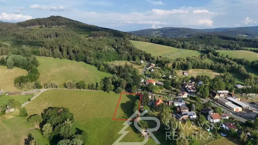 Prodej pozemku, Kašperské Hory, Vimperská, 2848 m2
