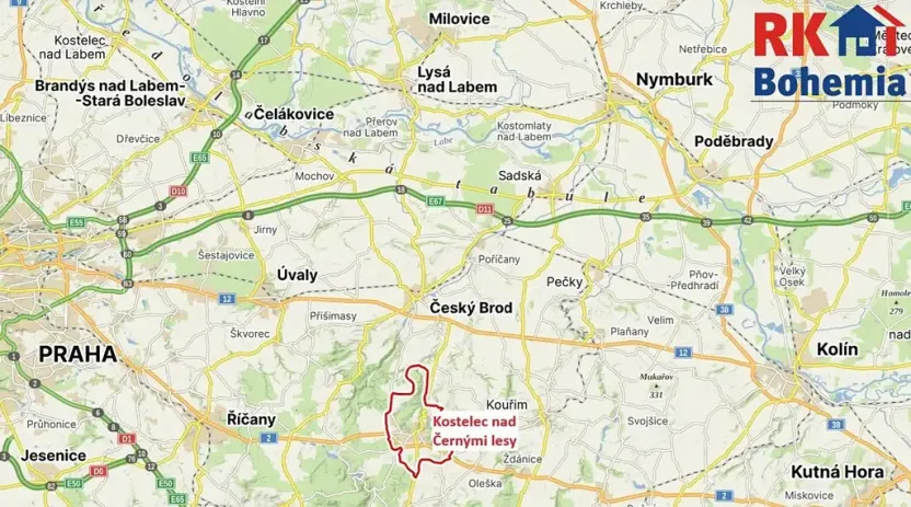 Prodej pozemku pro bydlení, Kostelec nad Černými lesy, Osadní, 953 m2