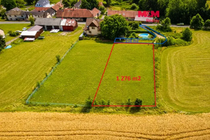 Prodej pozemku pro bydlení, Okrouhlice - Chlístov, 1276 m2