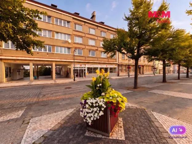 Prodej bytu 2+1, Louny, Mírové náměstí, 58 m2