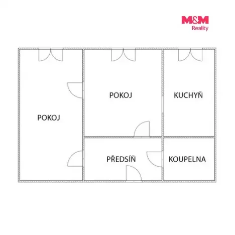 Pronájem bytu 2+1, Mohelnice, Stanislavova, 44 m2