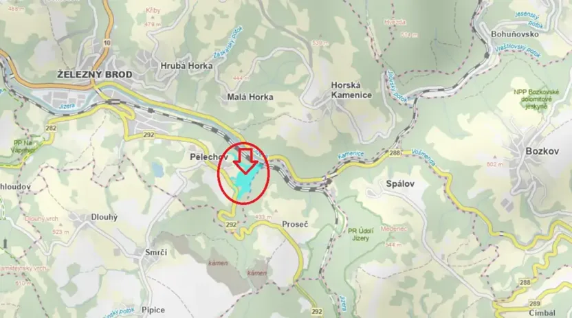 Prodej podílu lesa, Železný Brod, 11060 m2