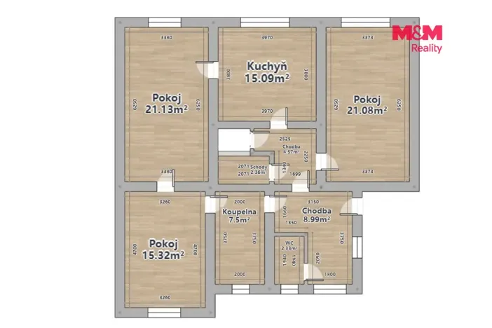 Pronájem rodinného domu, Spálené Poříčí, Čechova, 96 m2