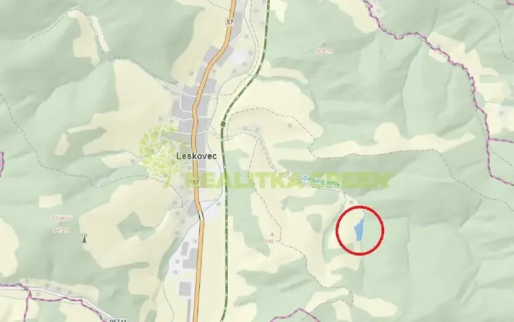 Prodej lesa, Leskovec, 5162 m2