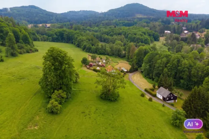 Prodej louky, Chřibská - Krásné Pole, 1301 m2