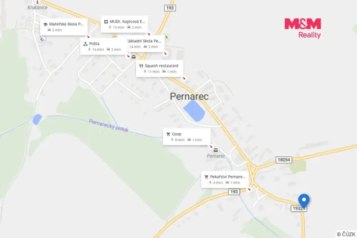 Prodej rodinného domu, Pernarec, 95 m2