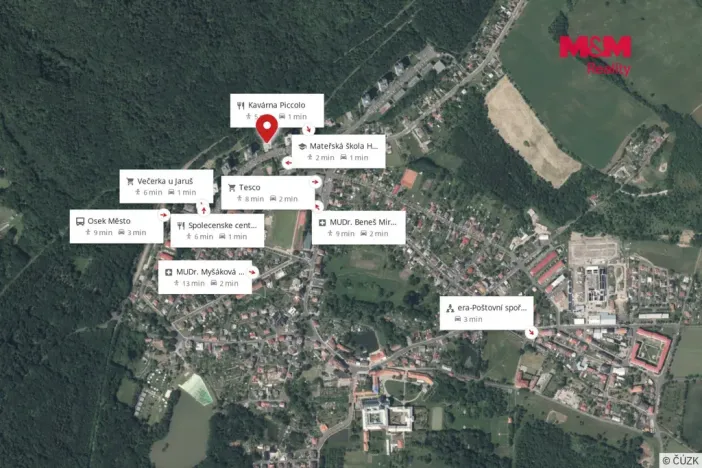 Prodej bytu 2+1, Osek, Hrdlovská, 61 m2