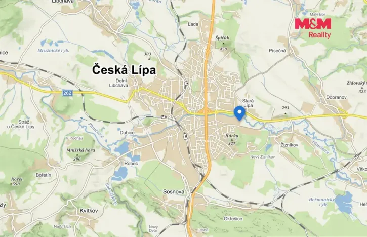 Prodej pozemku, Česká Lípa, 372 m2