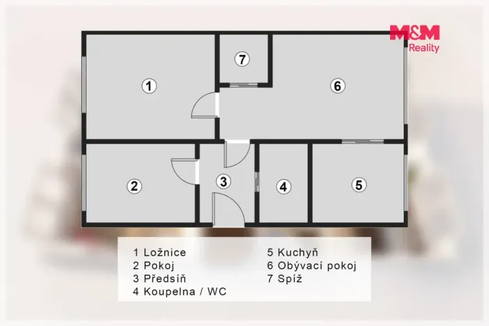Prodej bytu 3+1, Kladno - Kročehlavy, Litevská, 56 m2