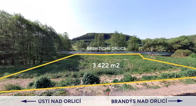 Prodej louky, Orlické Podhůří, 3422 m2