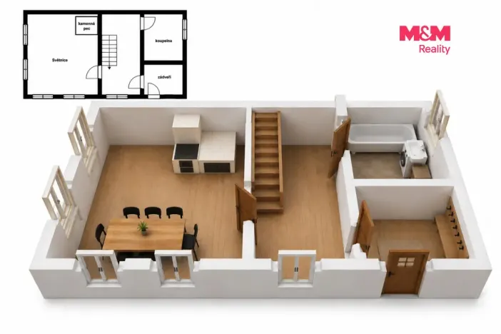 Prodej chalupy, Litoboř, 47 m2