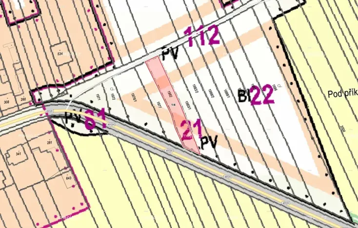 Prodej podílu pozemku pro bydlení, Kněžpole, 1916 m2