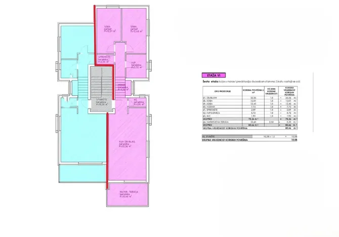 Prodej bytu 3+kk, Starigrad, Chorvatsko, 80 m2