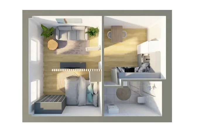 Prodej bytu 2+kk, Brno, Holzova, 33 m2