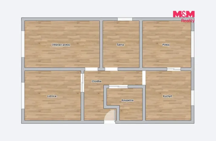 Prodej bytu 4+1, Kadaň, Bystřická, 81 m2