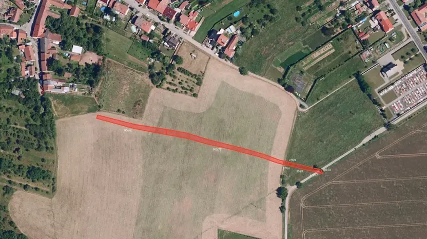 Prodej pole, Prštice, 1178 m2