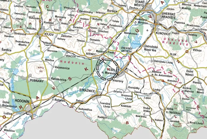 Prodej pole, Veselí nad Moravou, 5741 m2