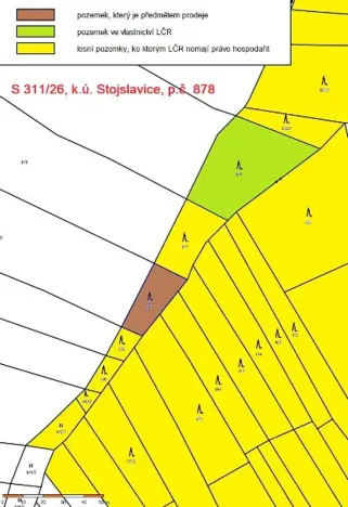 Prodej lesa, Smilovy Hory, 501 m2