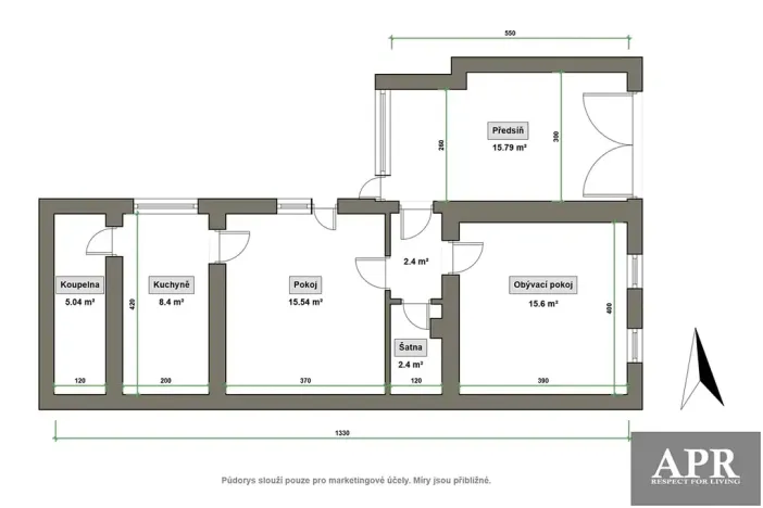 Prodej rodinného domu, Kunovice, Svahová, 66 m2