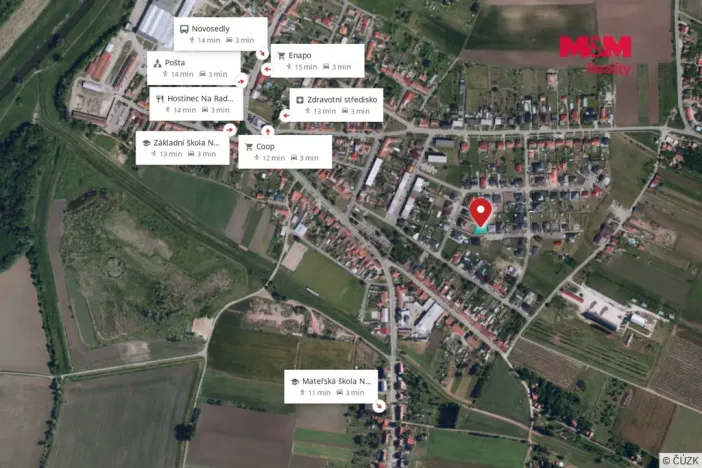 Prodej pozemku pro bydlení, Novosedly, 816 m2