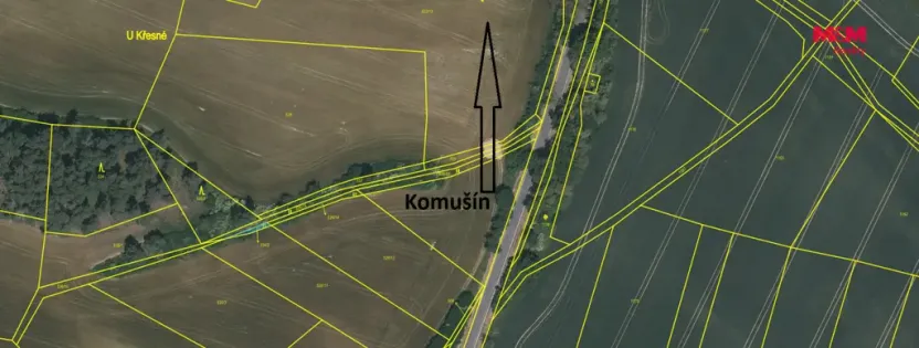 Prodej pole, Horažďovice - Komušín, 23877 m2