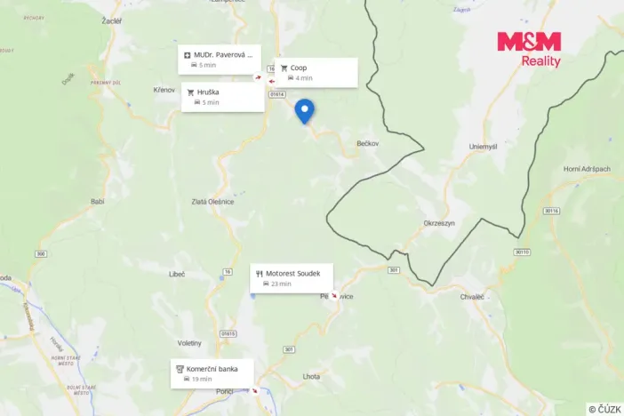 Pronájem chaty, Bernartice, 639 m2