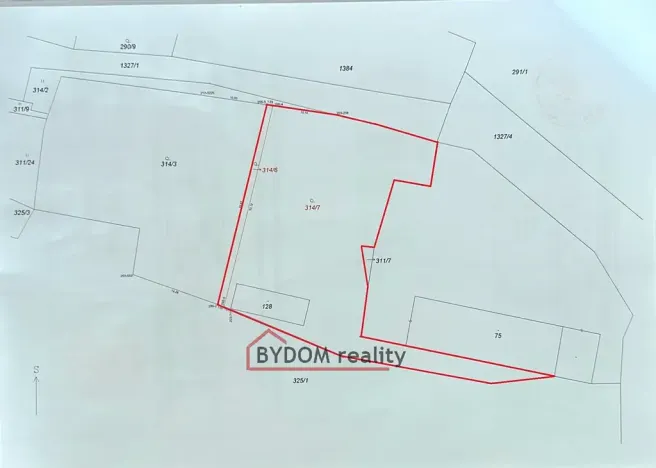 Prodej pozemku pro bydlení, Skapce, 943 m2