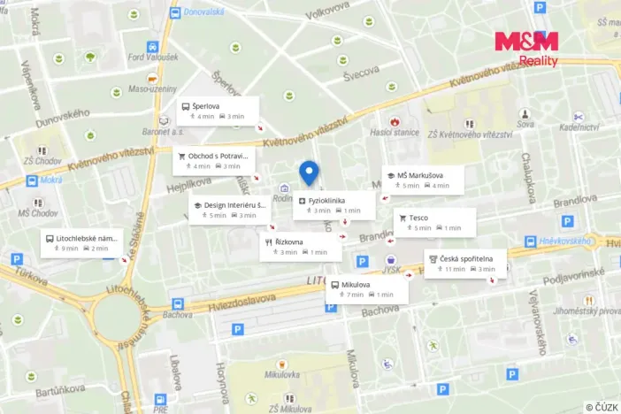 Prodej bytu 1+kk, Praha - Chodov, Machkova, 29 m2