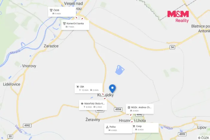 Prodej pozemku pro bydlení, Kozojídky, 646 m2