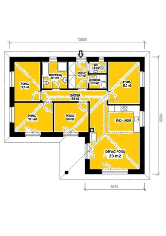 Prodej rodinného domu, Smečno, 5. května, 95 m2