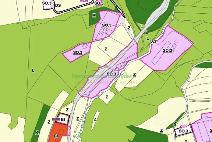 Prodej pozemku pro bydlení, Vsetín, 635 m2
