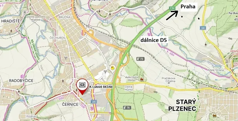 Prodej garáže, Plzeň, K Lutové, 15 m2