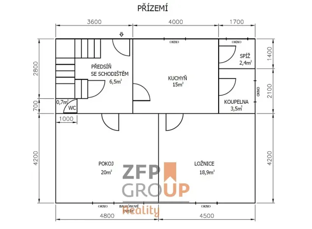 Prodej rodinného domu, Světlá, 137 m2