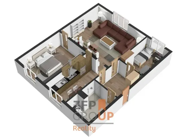 Prodej bytu 3+1, Letovice, Brahmsova, 77 m2