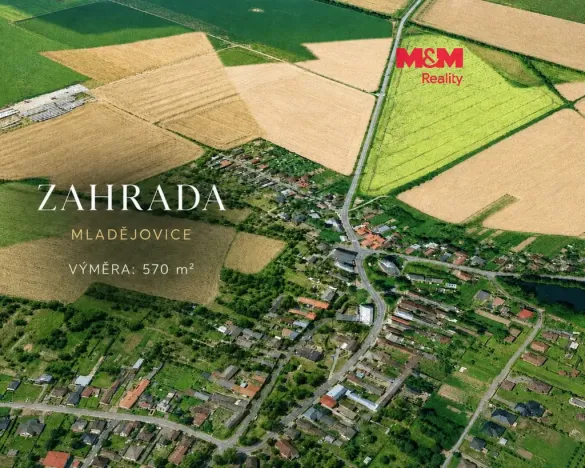 Prodej zahrady, Mladějovice, 570 m2