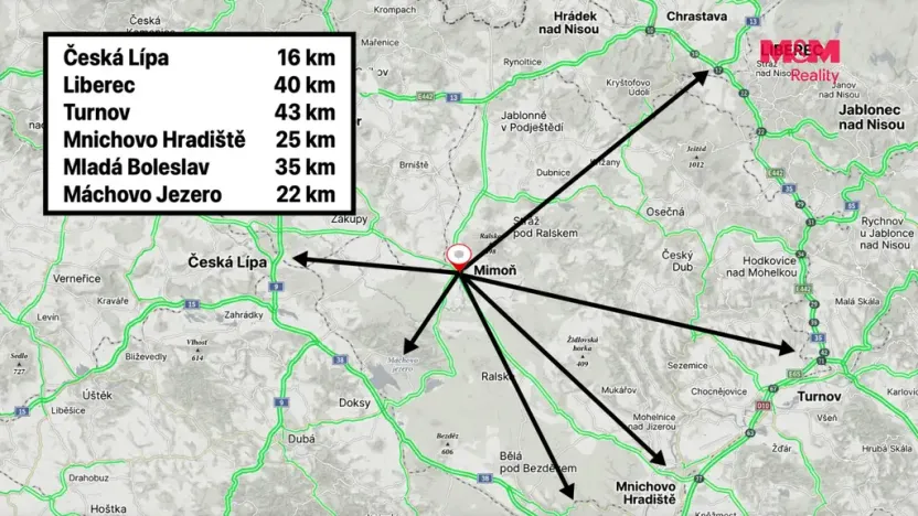 Prodej pozemku pro bydlení, Mimoň, Ralská, 857 m2