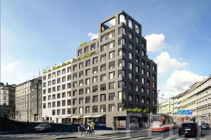 Pronájem bytu 2+kk, Praha - Smíchov, Plzeňská, 26 m2