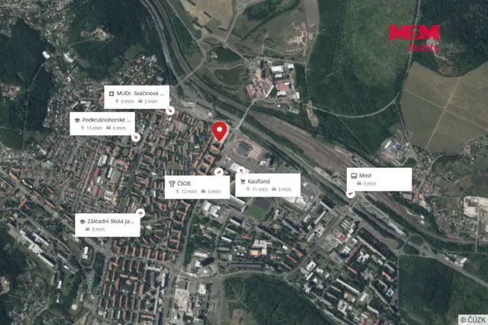 Prodej bytu 3+1, Most, tř. Budovatelů, 76 m2