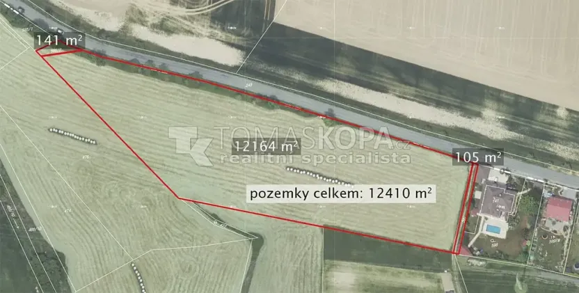 Prodej pole, Roblín, 12410 m2
